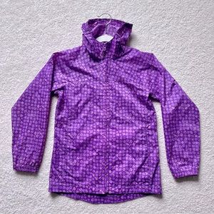 Lands’ End Girls windbreaker hooded, raincoat